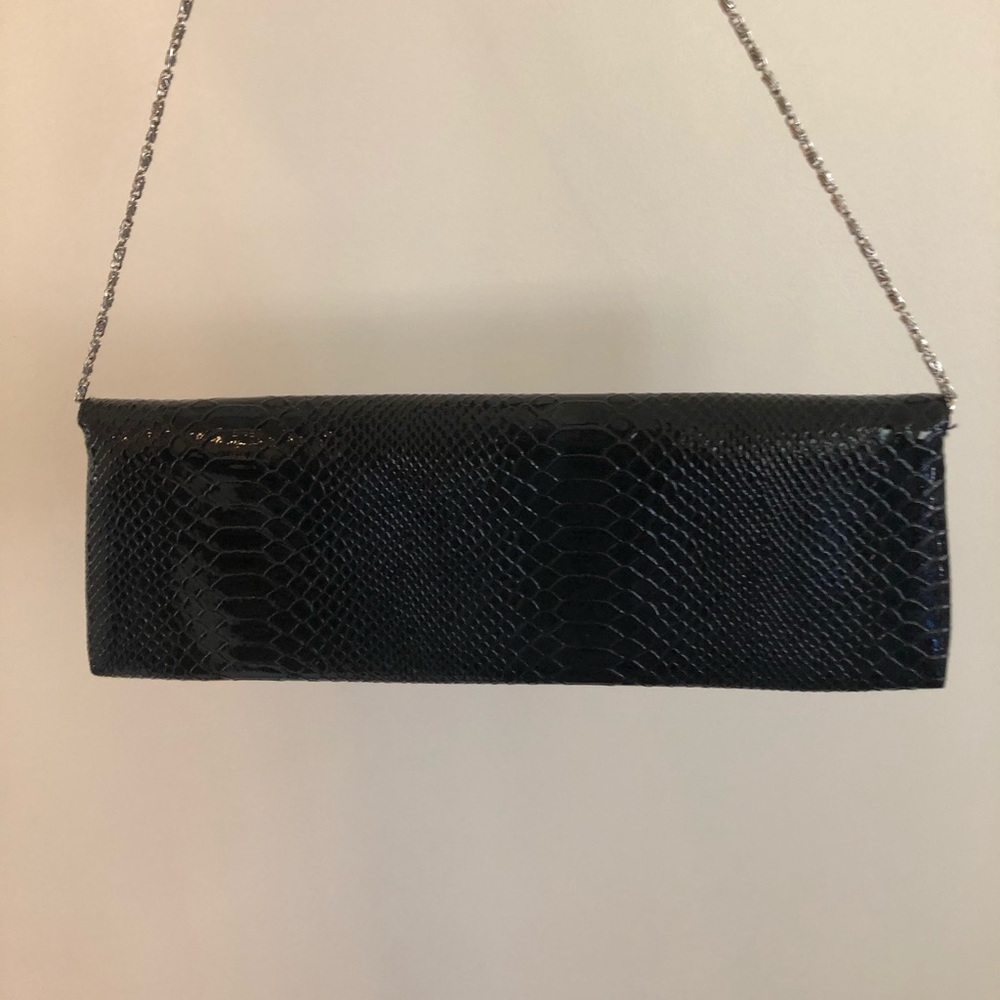 Black Snakeskin Purse
